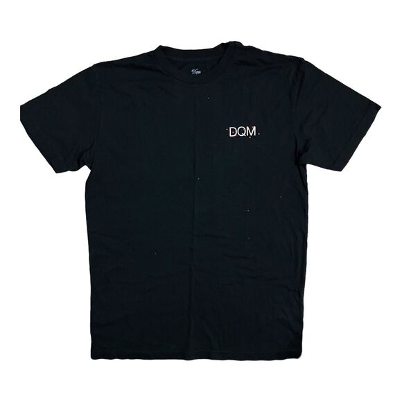 DQM Dave’s Quality Meat Skate T Shirt Mens S Black NYC Spellout Made In USA - Picture 2 of 7